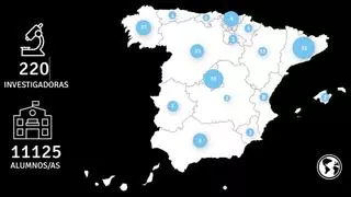 Un mapa revela quiénes son las 'detectives del cáncer' en España