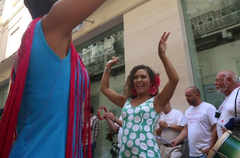 Primera jornada de la Feria de Málaga en el centro.