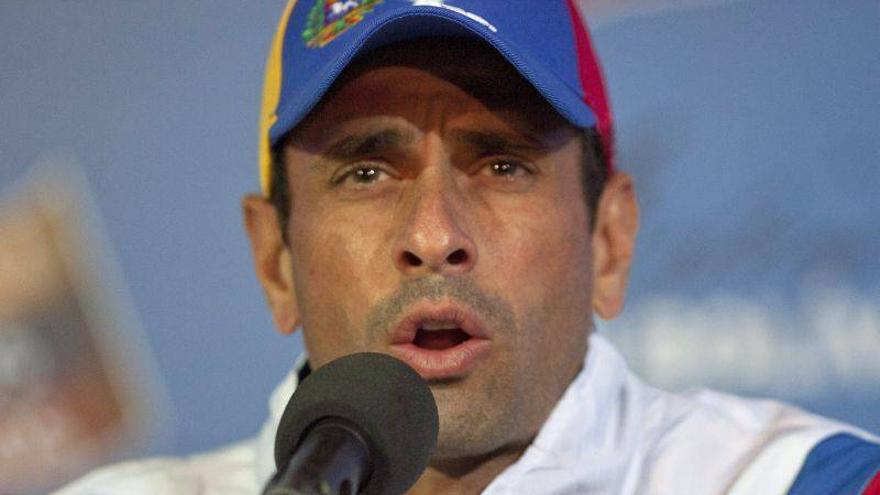 Capriles cancela una marcha contra el fraude electoral y pide que la protesta sea pacífica