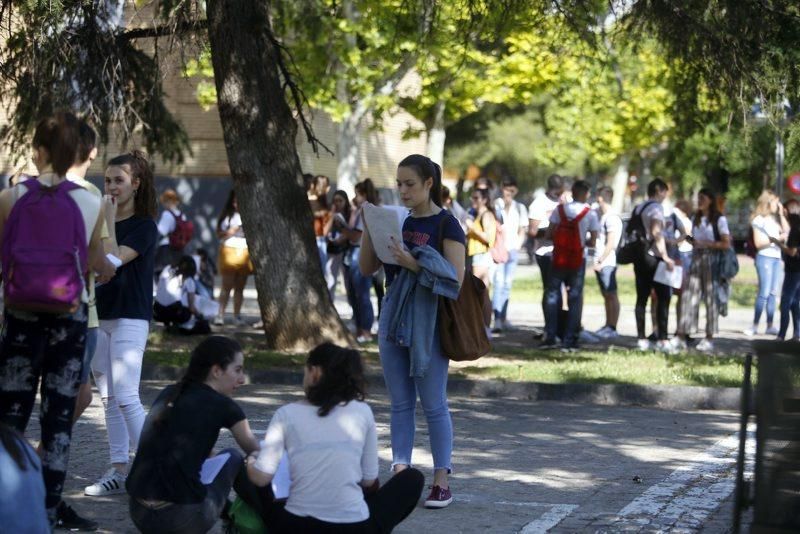 Comienza la prueba EVAU en Aragón