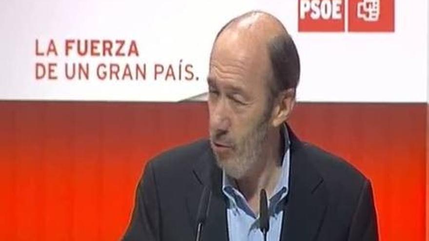 Rubalcaba: &quot;Tenemos tres objetivos: empleo, empleo y empleo&quot;