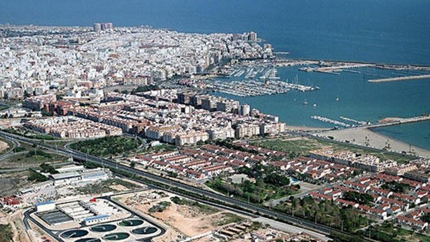 La depuradora de Torrevieja en una imagen aérea.