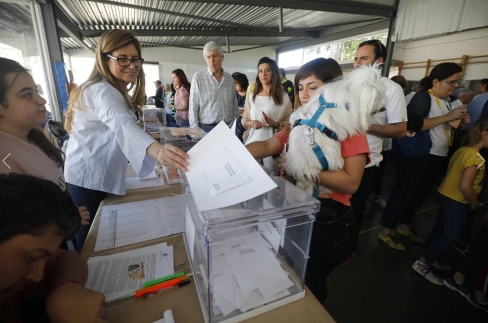 Jornada electoral en el barrio de sa Calatrava, Palma