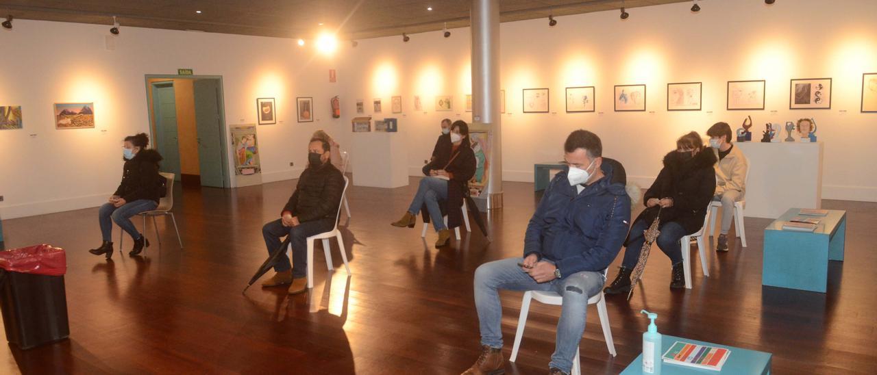 Punto de cribado mediante test de antígenos en el Auditorio de Vilagarcía