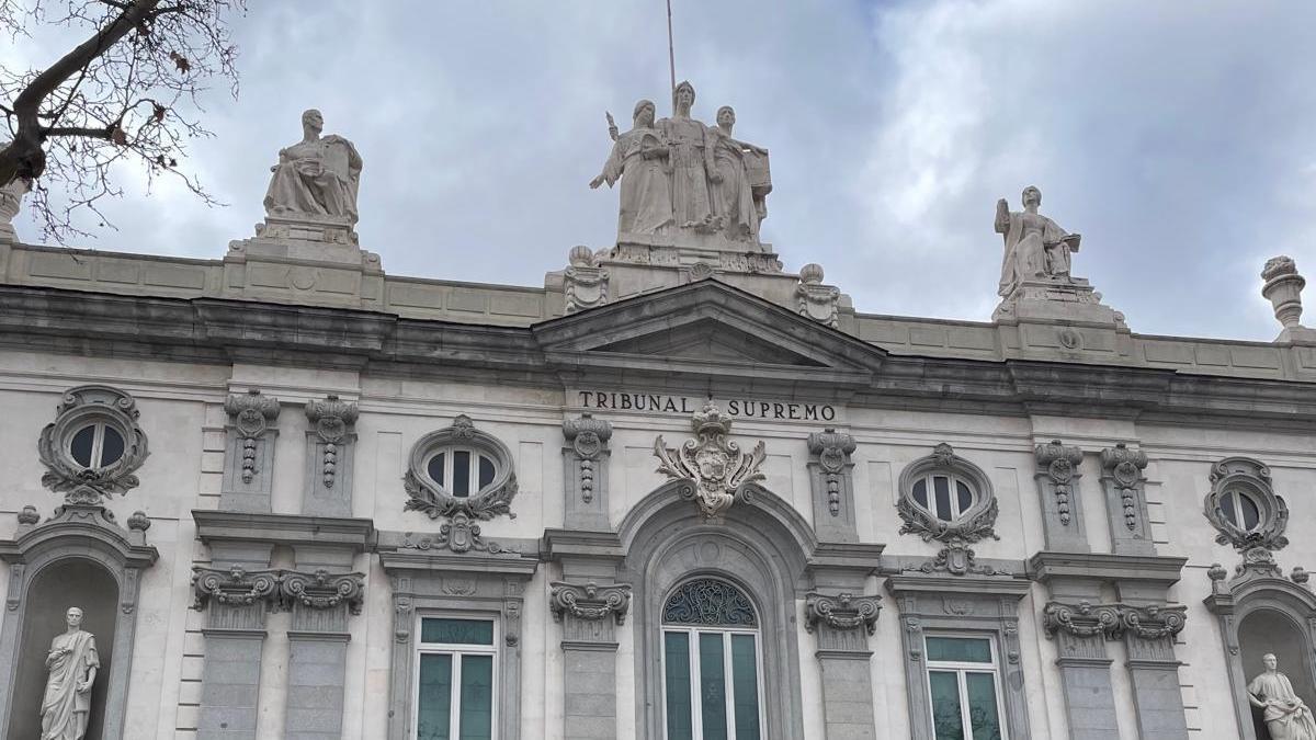 Fachada del Tribunal Supremo