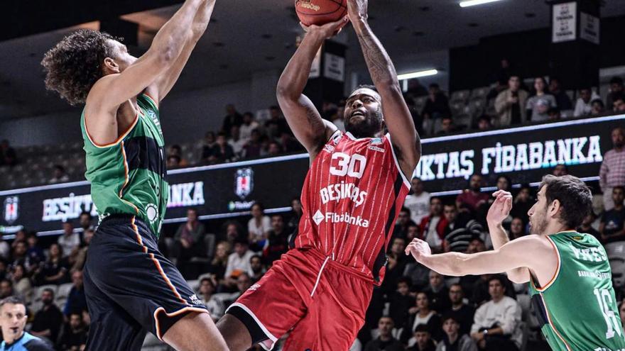 Kelan Martin, nuevo jugador del UCAM Murcia, con el Besiktas en la Eurocup la pasada temporada.  | EUROCUP