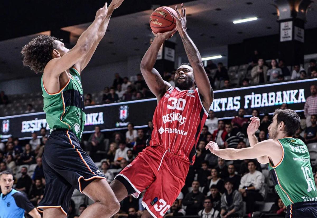 Kelan Martin, nuevo jugador del UCAM Murcia, con el Besiktas en la Eurocup la pasada temporada.  | EUROCUP