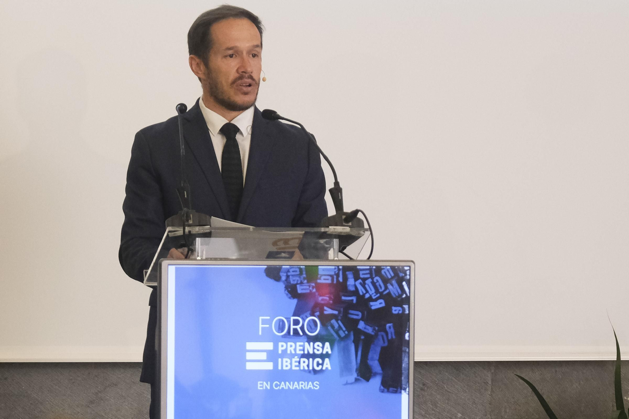 Foro Cambio Climático, con la presencia del consejero de Transición Ecológica del Gobierno de Canarias, Mariano Hernández Zapata. 