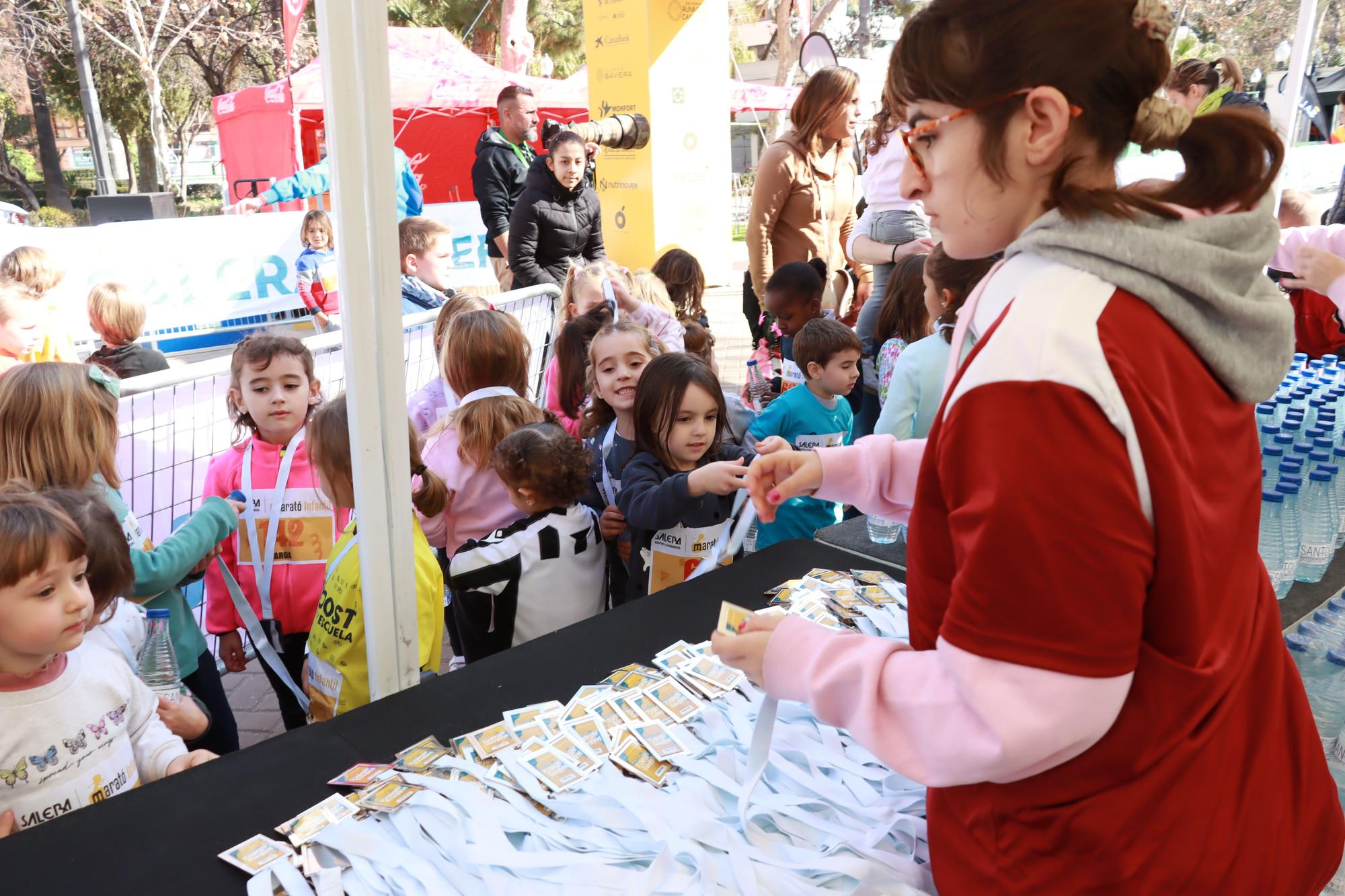 Las mejores imágenes de la maratón infantil en Castelló