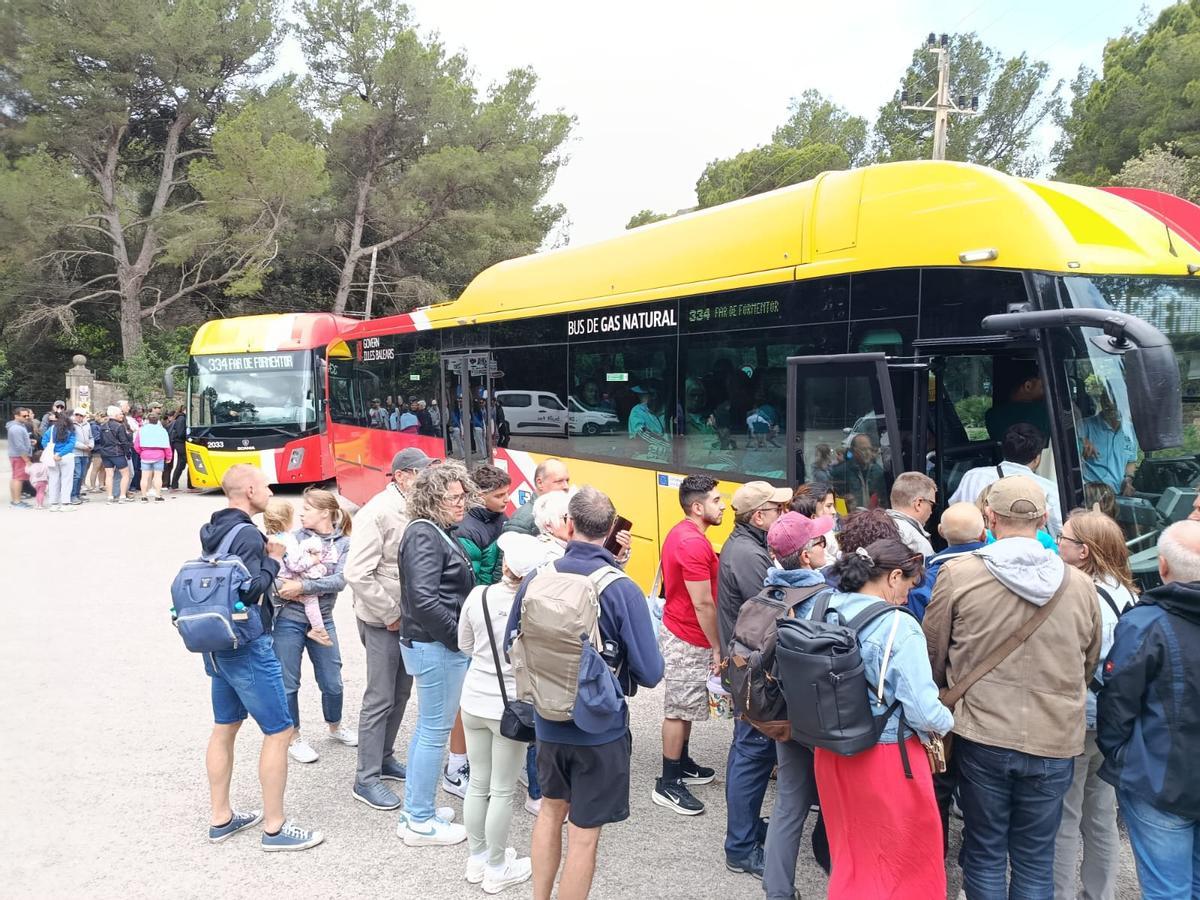 Las imágenes del primer día de restricciones en Formentor