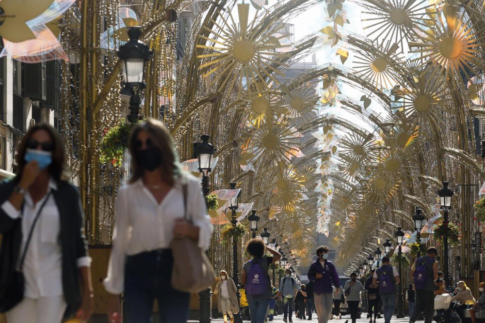 Las luces navideñas de la calle Larios