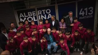 El CD Tenerife rinde honores a la mayor de sus leyendas