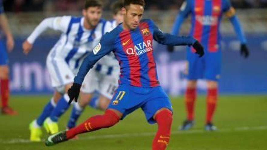 Neymar posa fi al malson del Barça a Anoeta