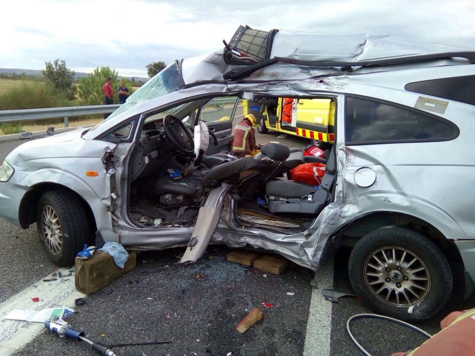 Accident de trànsit a Viladamat