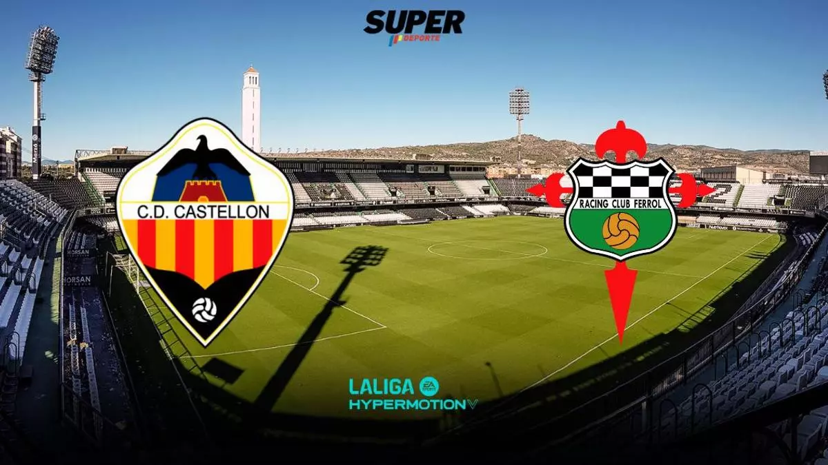 CD Castellón - Racing de Ferrol: LaLiga Hypermotion, en directo