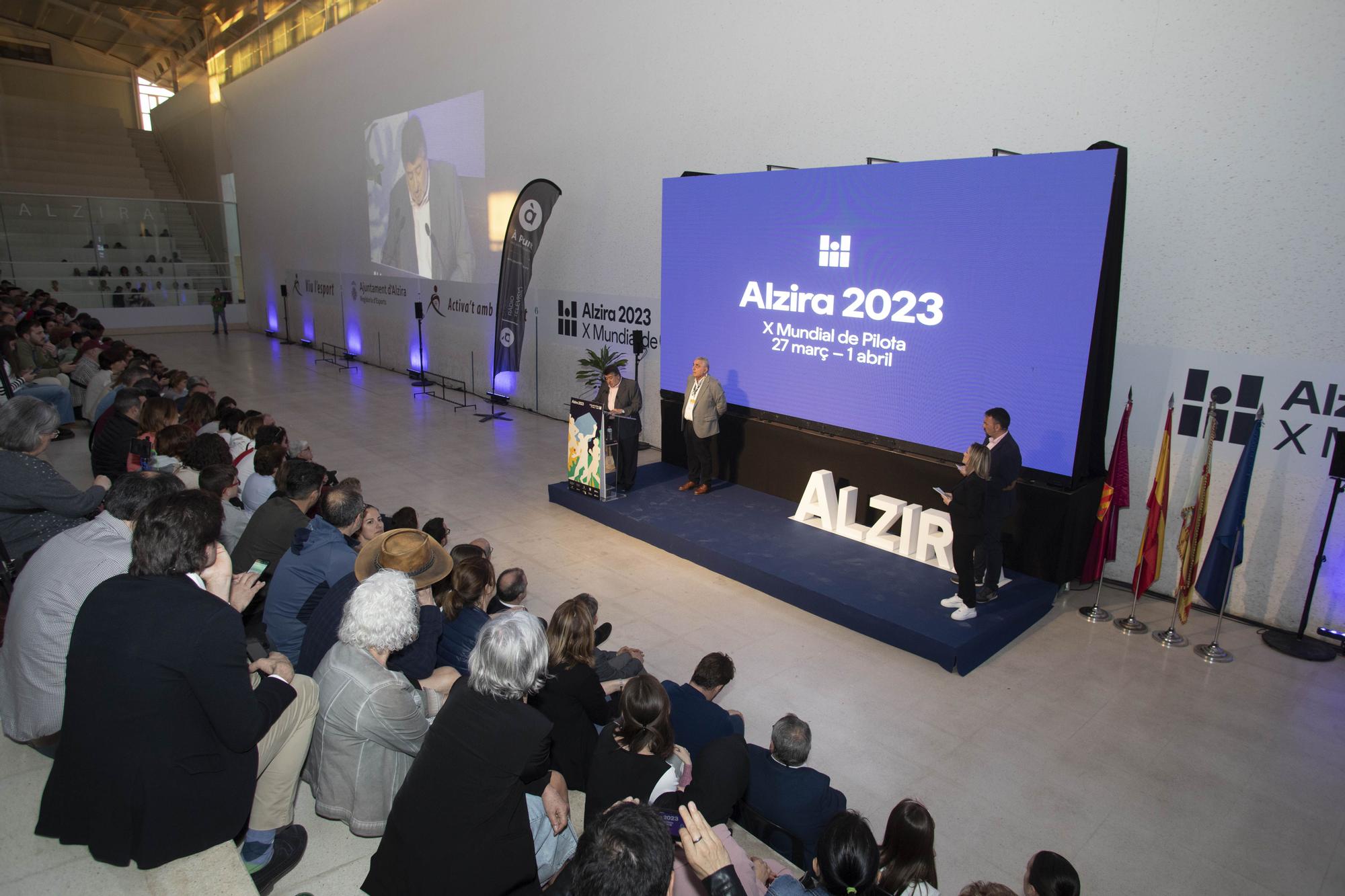 Las mejores imágenes de la gala inaugural del Mundial de Pilota de Alzira