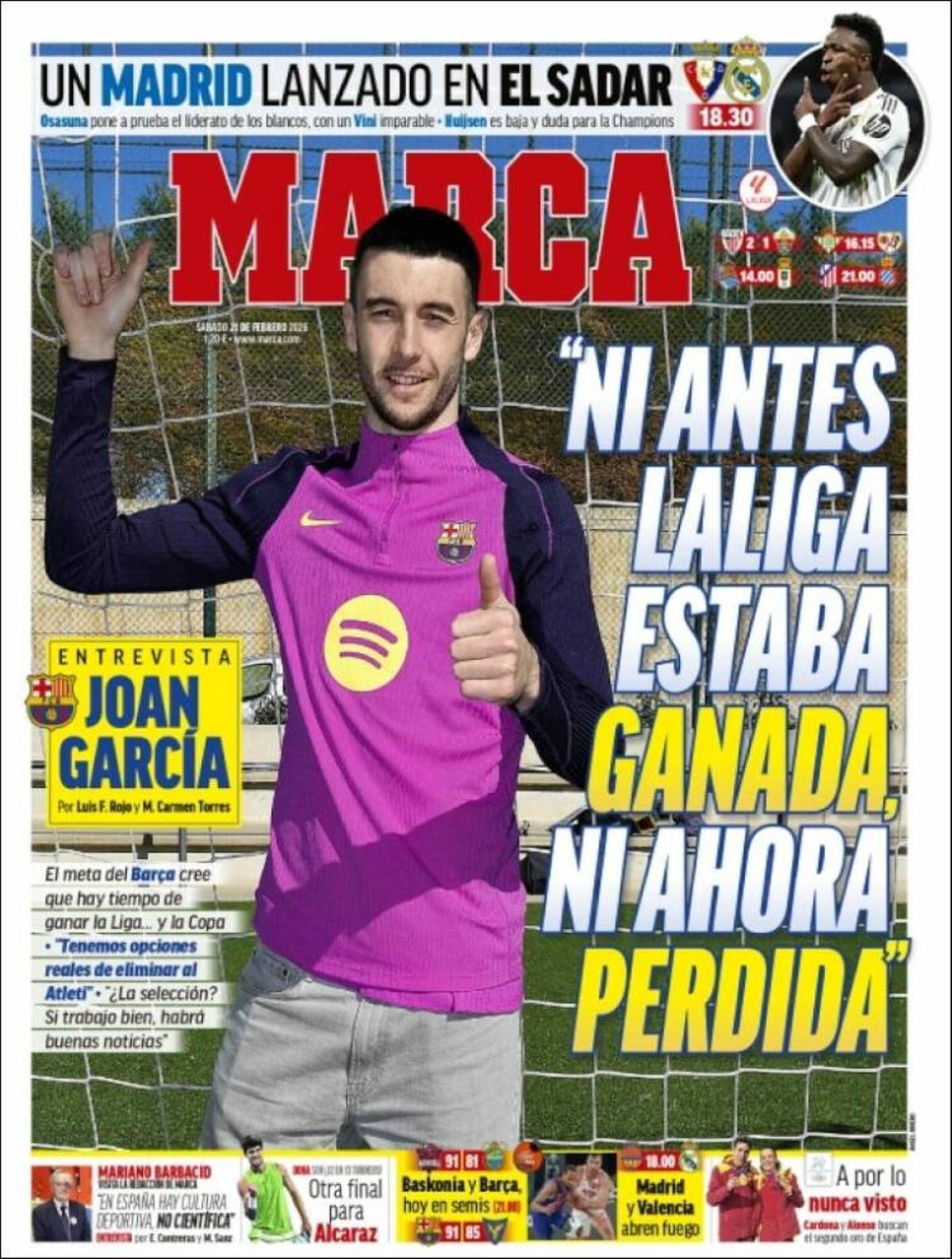 Las portadas de la prensa deportiva de hoy Las portadas de la prensa deportiva de hoy