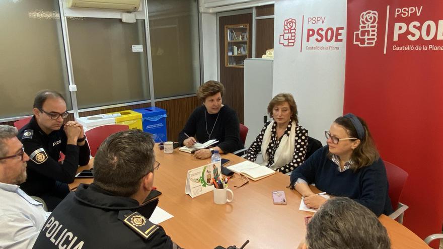 El PSOE de Castelló exige a Carrasco que amplíe la plantilla de Policía Local, bomberos y AMUS
