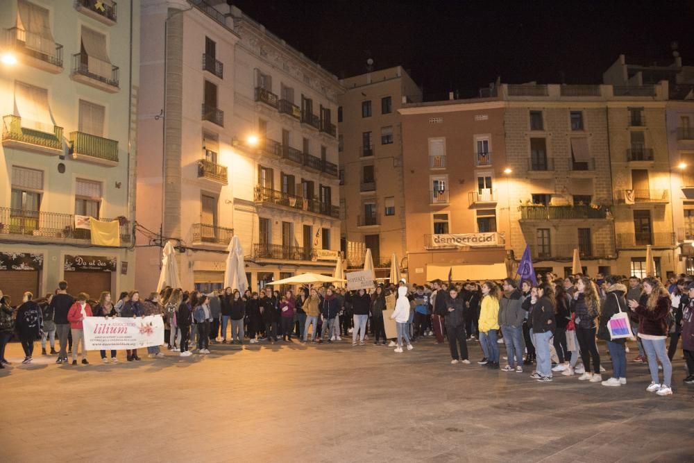 Manifestació contra la sentència de la violació a