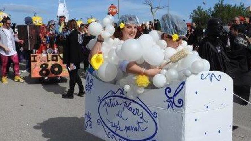 Una imagen del desfile de Carnaval del pasado año en Formentera.
