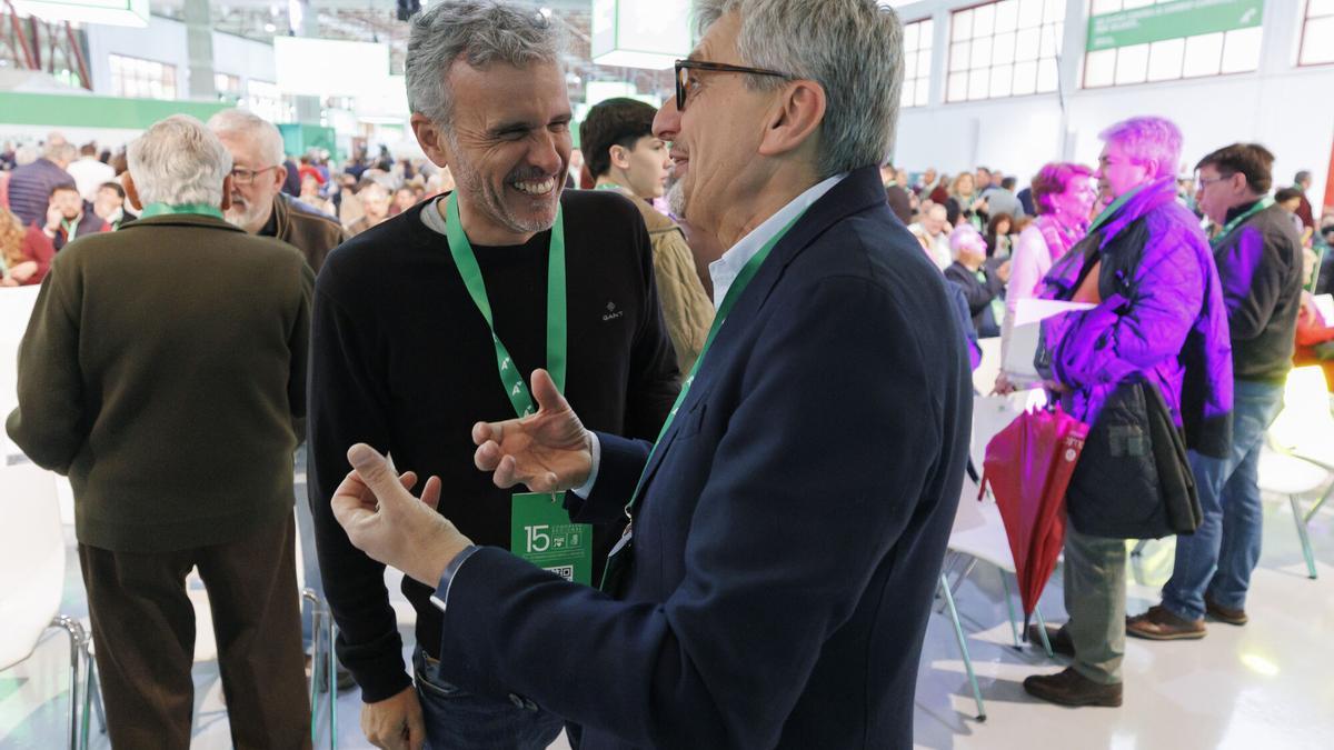 Nacho López y Josele Aguilar en el Congreso Regional del PSOE Andalucía en Armilla
