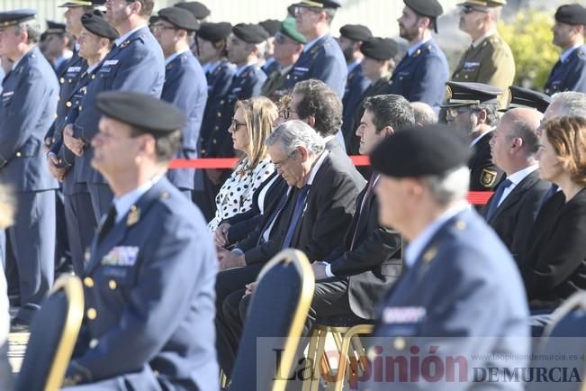 Homenaje al primer salto paracaidista militar en la Base Aérea de Alcantarilla