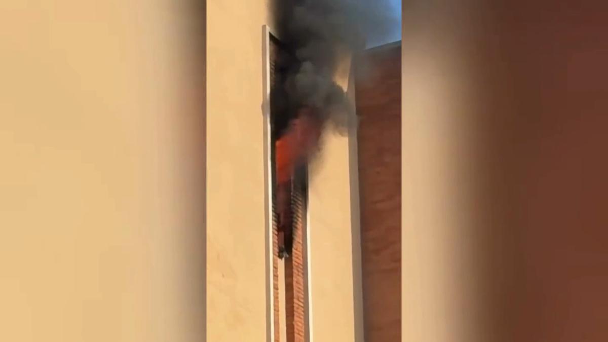VÍDEO | Nou incendi a l'antiga fàbrica Simón a Girona