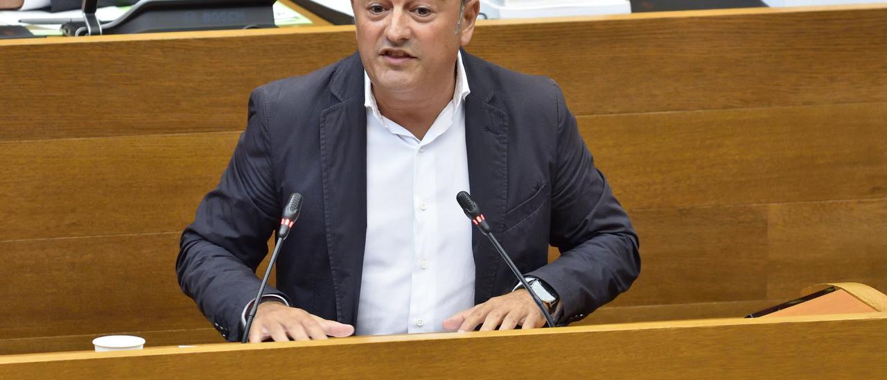 José Chulvi interviene en las Cortes Valencianas en el arranque de 2020