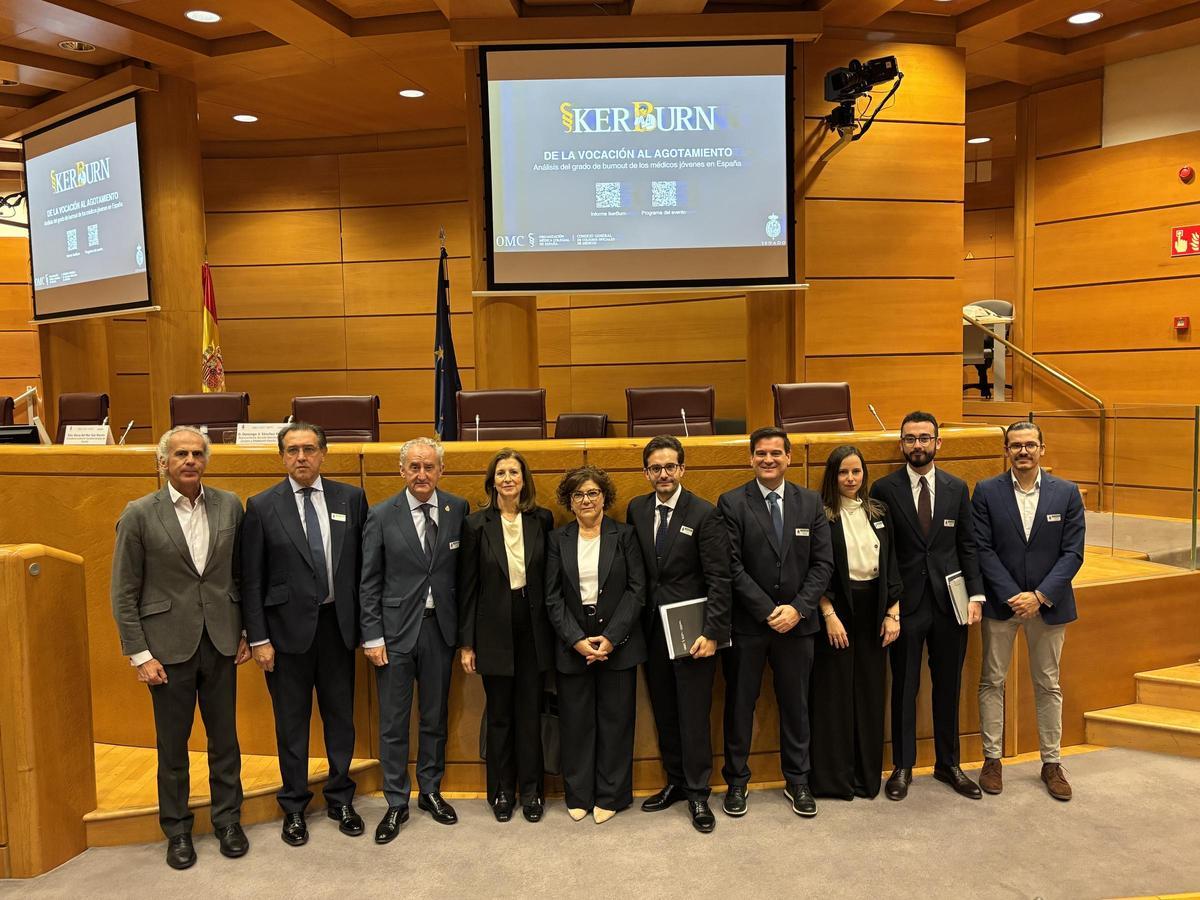 Presentación del estudio 'Ikerburn' en el Senado este miércoles.