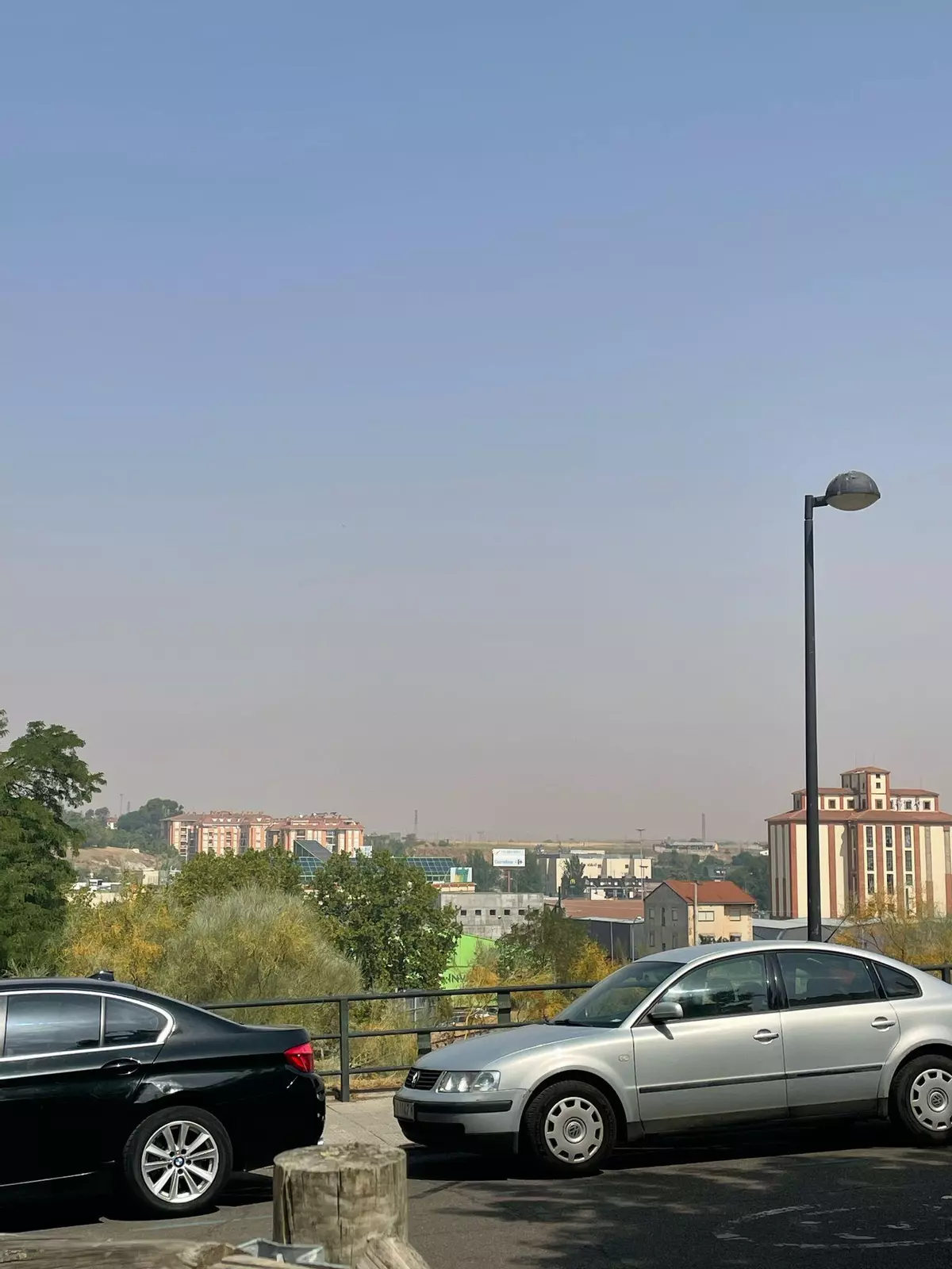 La calidad del aire se resiente en Zamora y Benavente por los incendios