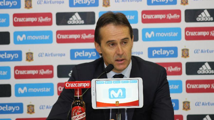 Julen Lopetegui explica su última convocatoria antes del Mundial.