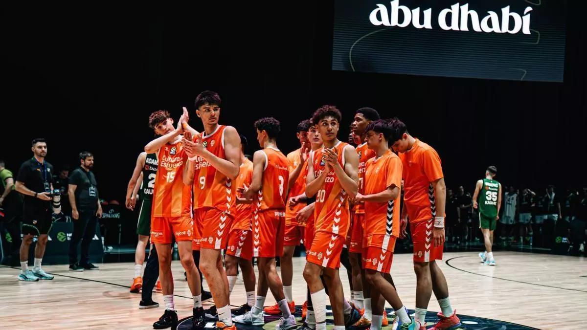 El equipo júnior del Valencia Basket.