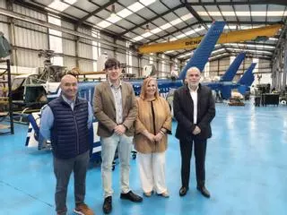 Centervol invierte veinte millones de euros en un centro de mantenimiento de helicópteros en Silvota (Llanera), con la previsión de una veintena de empleos de alta cualificación