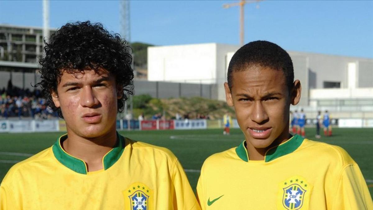 Coutinho y Neymar, en las inferiores de Brasil