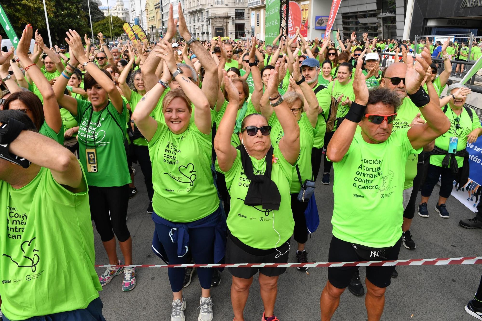 A Coruña caminó contra el cáncer