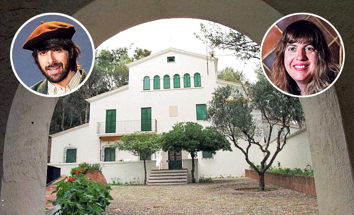 Exterior de Casa Sània, que aloja la Residencia Literaria Finestres.