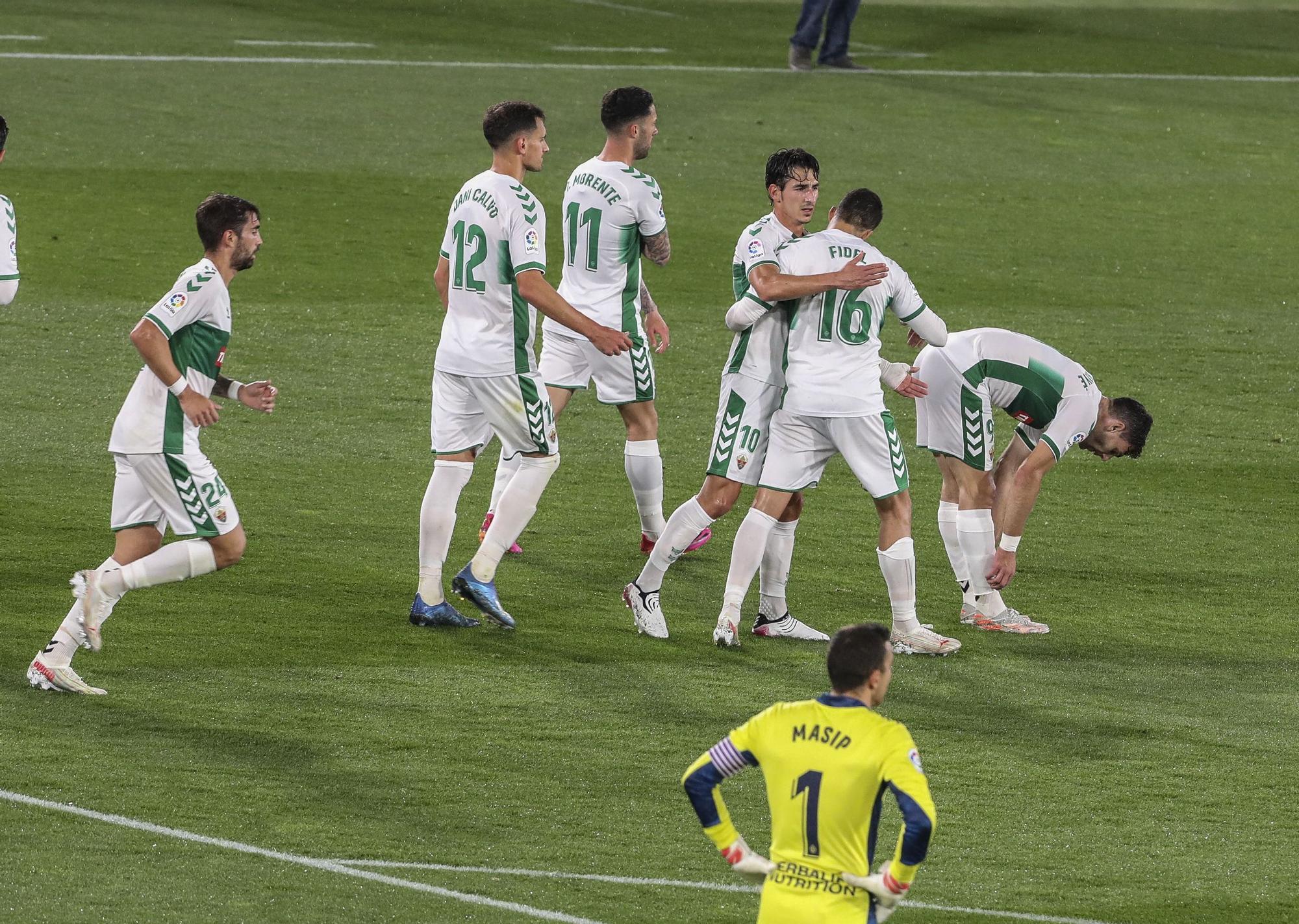 Elche 1 - Valladolid 1: El Elche no sabe ganar