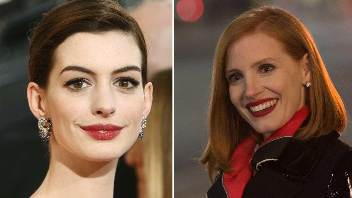 Anne Hathaway y Jessica Chastain.