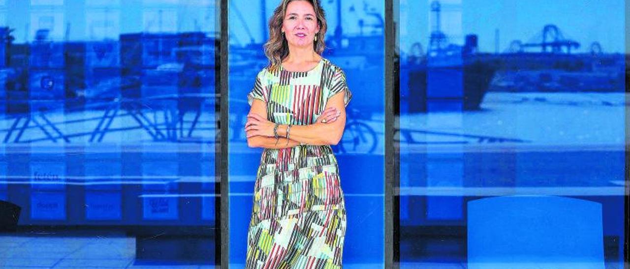 Marta Tantos,  el miércoles en  la Marina de  València | Paco  Calabuig