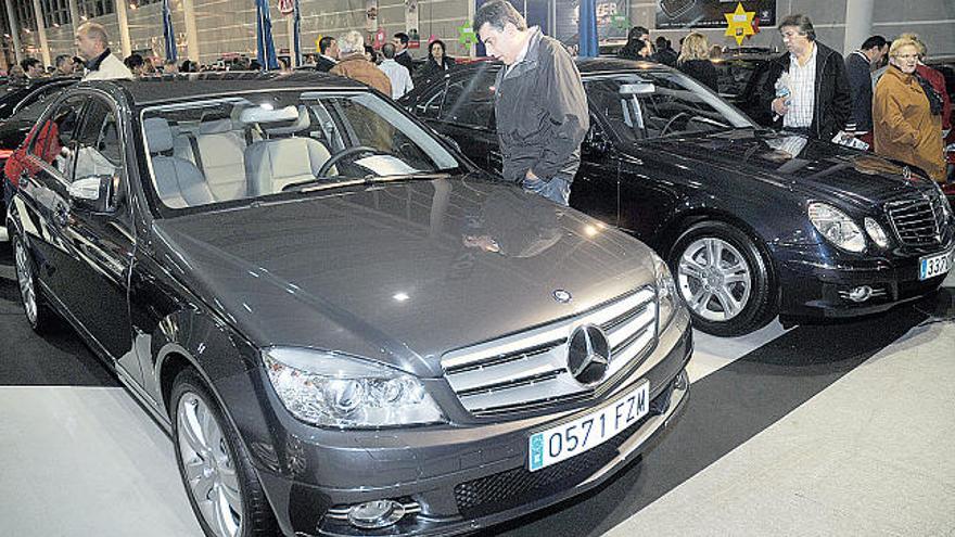 Mercedes es una de las marcas que ha garantizado que asistirá al salón de 2009.  // Rafa Vázquez