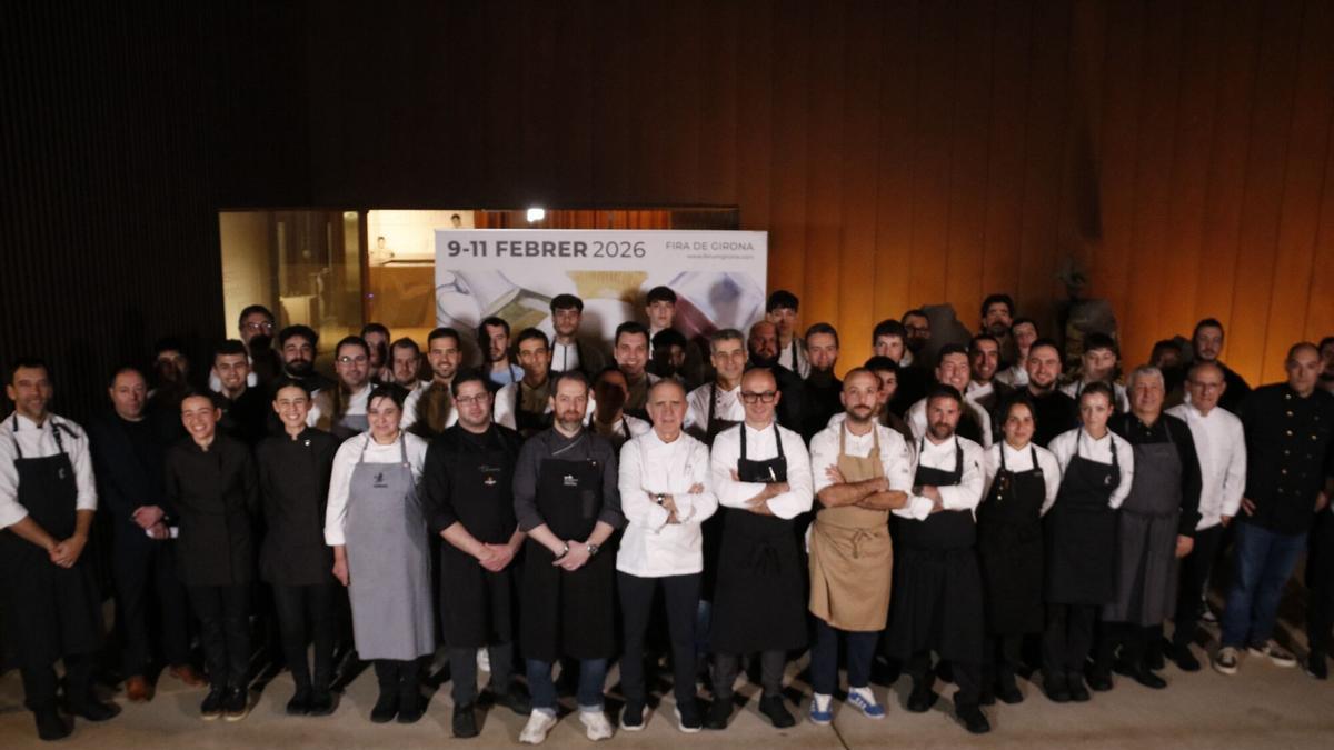 Vídeo: La cuina gironina exhibeix múscul en un sopar amb 21 estrelles Michelin