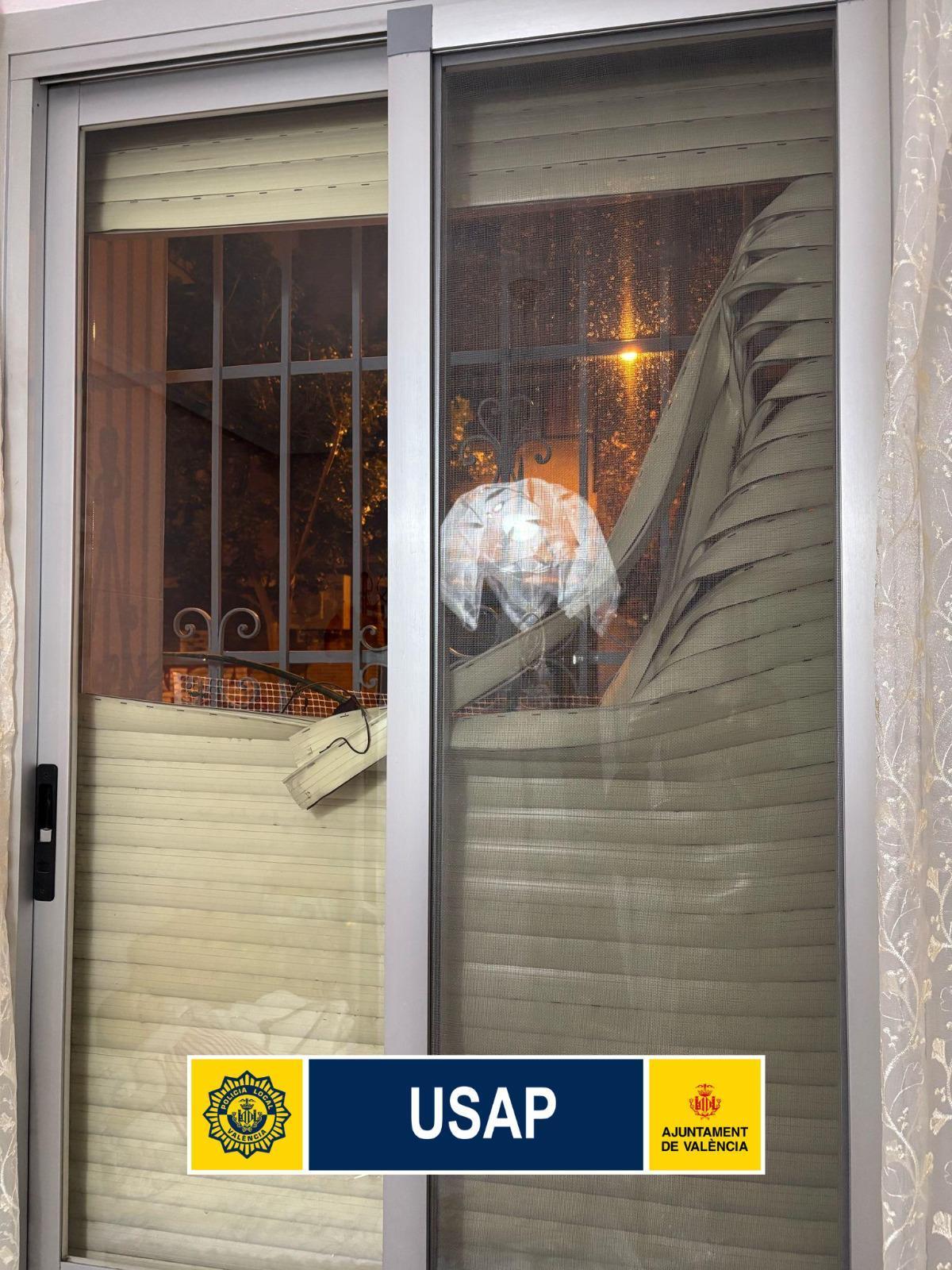 Una vivienda se ha visto afectada por el siniestro.