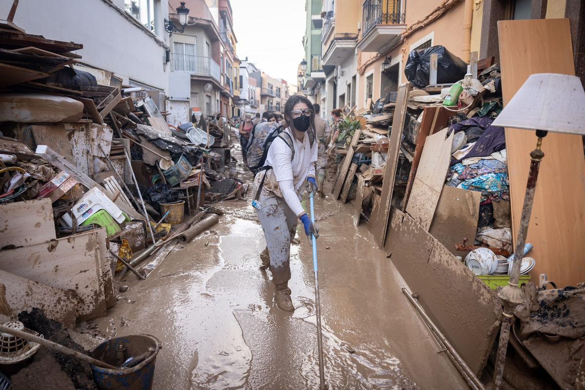 Así está Paiporta más de una semana después de la DANA