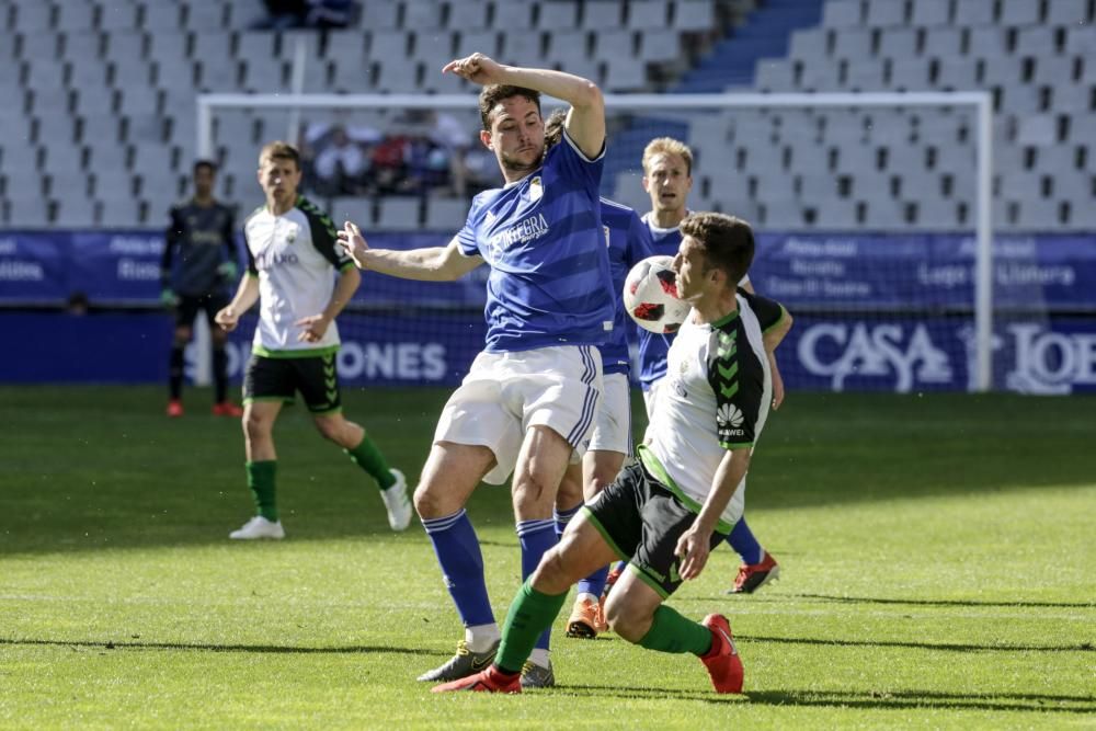 El Vetusta despide la temporada como local con un empate ante el Racing en el Tartiere