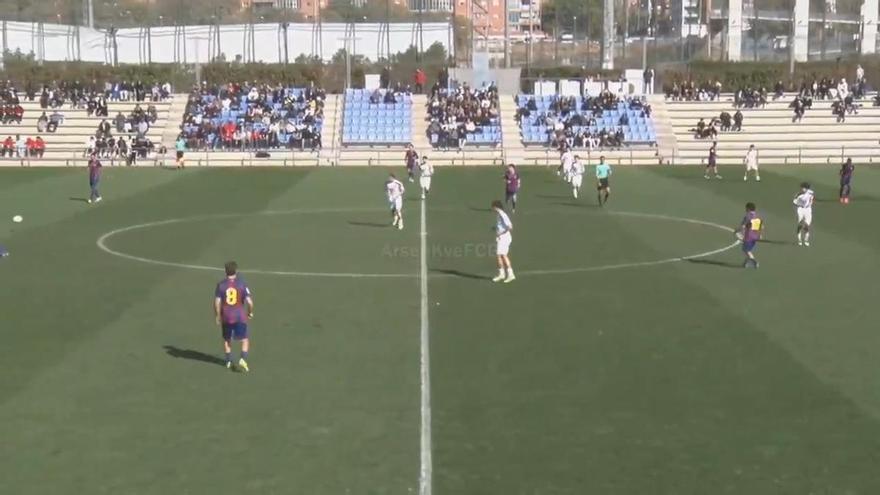 Así fue el debut de Juwensley Onstein con el Juvenil A