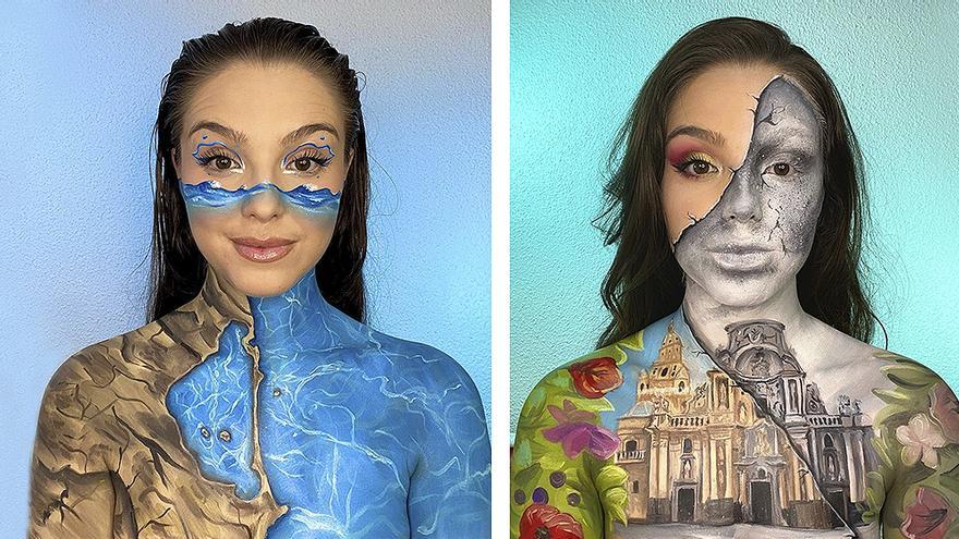 Kalon Bay sueña en color: la artista murciana que ha revolucionado las  redes con su 'body painting' - Murciaplaza