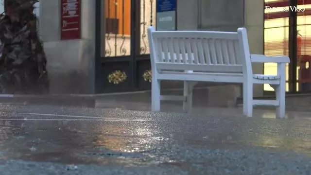Las precipitaciones protagonizan el tiempo en Vigo