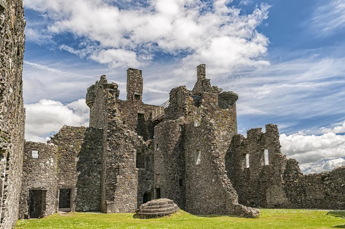 Ruinas de Kilchurn, un espectáculo único.