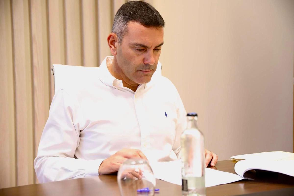 Oswaldo Betancort, presidente del Cabildo de Lanzarote.