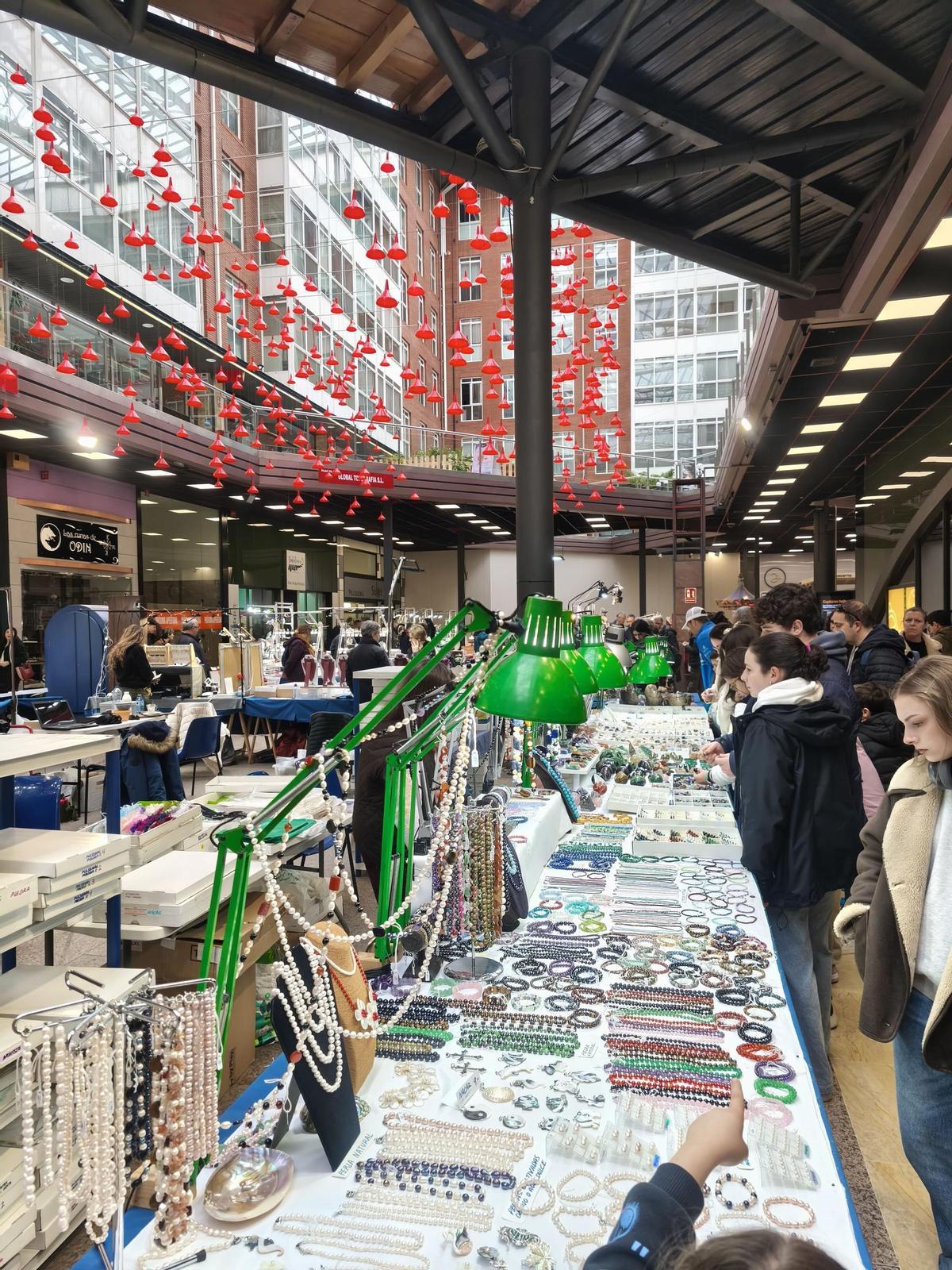 Una anterior edición de la Feria de Minerales en Área Central.